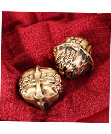 Homsfou Chinese Stress Balls - Decorative Massage Ornaments | Small Walnut Handballs for Relaxation & D cor - Buy Online on GoSupps.com