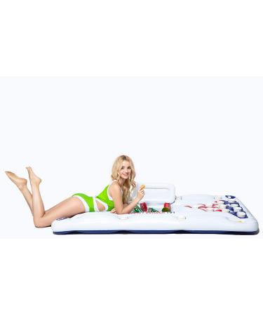DreambuilderToy Inflatable Pool Party Barge with Floating Water Pong Float and Ice Box - Buy Online on GoSupps.com