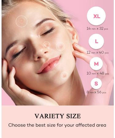 TKTK Acne Patches - 176 Hydrocolloid Pimple Patches for Face in 4 Sizes, Infused with Tea Tree & Calendula Oil for Easy Absorption - 176 Count - Buy Online on GoSupps.com