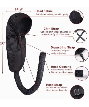 Ingeware Bonnet Hair Dryer for Women - Extra Large Adjustable Hooded Attachment for Deep Conditioning - Perfect for Natural Curly Hair - Buy Online on GoSupps.com