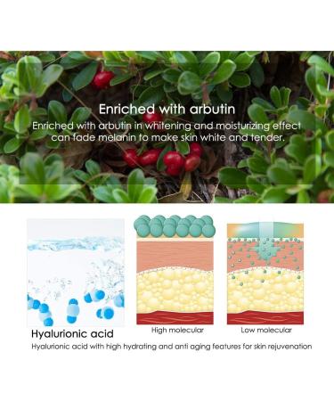 Anti Aging Face Serum Arbutin Hydrating Hyaluronic Acid Moisturizers Whitening Cream Serum 30ml - Buy Online on GoSupps.com