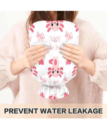 Axolotl Salamander Heat Bottle 2L - Adorable Plush Hot Water Bottle for Winter Warmth | Perfect for Kids Men & Women - Buy Online on GoSupps.com