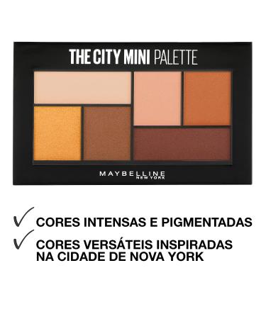 Maybelline New York The City Mini Eyeshadow Palette Hi-Rise Sunset 0.14 oz - Vibrant Shades for Eye Makeup - Buy Online on GoSupps.com