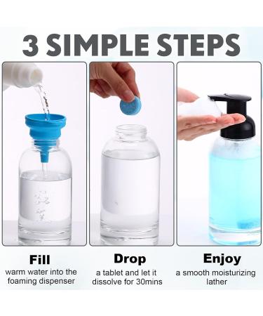 25 Count Foaming Hand Soap Tablets - Variety Scents | Makes 50 Bottles | Eco-Friendly Cleaning Products - Buy Online on GoSupps.com