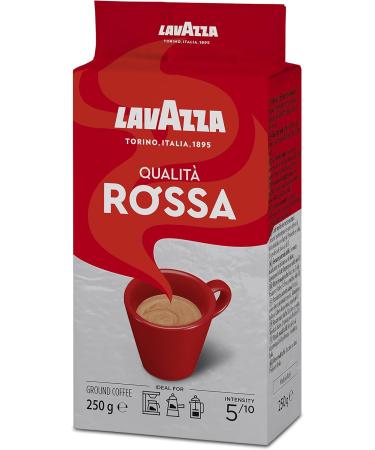  Lavazza 4x LAVAZZA Qualit Rossa 250g ground Italian espresso coffee - Buy Online on GoSupps.com