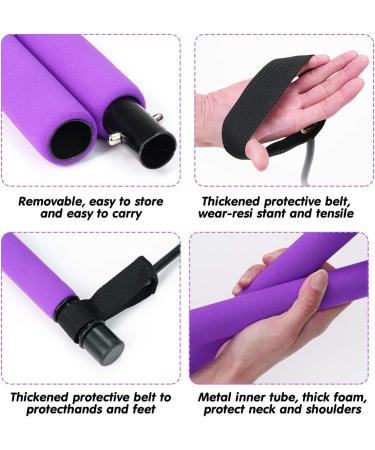 Surplex Pilates Bar Kit with Resistance Band - Ideal for At Home Full Body Training Yoga Weightlifting & Stretching - Buy Online on GoSupps.com