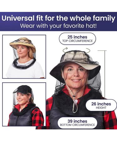 Zeayebsr 4 Pack Black Mosquito Repellent Balaclava | Insect Protection for Outdoor Camping & Travel - Buy Online on GoSupps.com