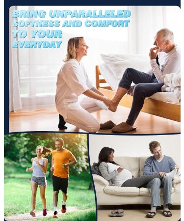 LIN Diabetic Socks | Extra Wide Non Binding | 12 Pack Grey and White | Men & Women Sizes 10-13 - Buy Online on GoSupps.com