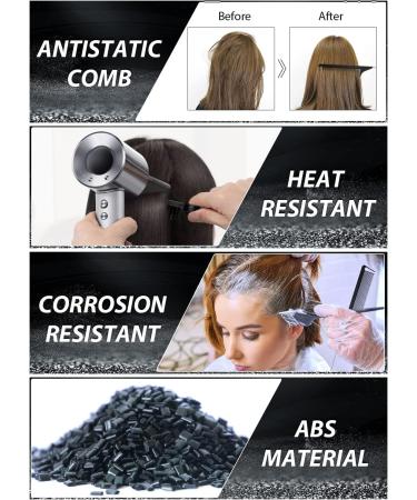 4Pcs Hair Wax Stick & Brush Set for Slick Back Hair - Smooth Frizz & Flyaways - Black - Buy Online on GoSupps.com