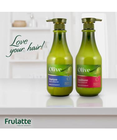 Pure Olive Oil Clarifying Shampoo & Conditioner Set | Hydrating Formula with Shea & Argan Oil for Dry Damaged Hair | Hair Growth for Women & Men - Shop Internationally - Buy Online on GoSupps.com