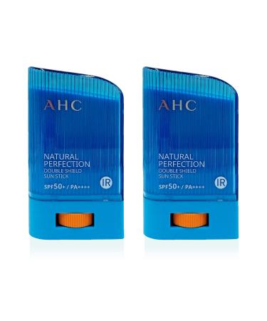 AHC Natural Perfection Double Shield Sun Stick 22g 2023 version SPF50+ PA++++ (1+1) AHC Sun Stick Sun Stick 22g X 2ea