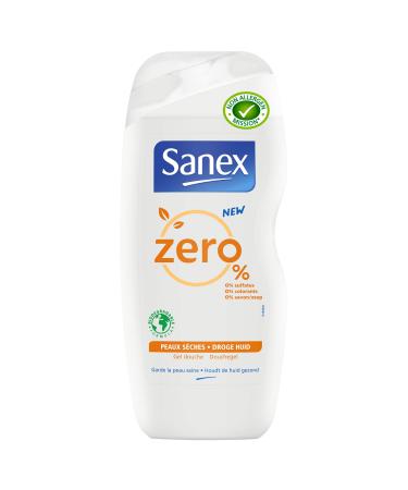 Sanex Sanex Zero % Biodegradable Shower Gel for Dry Skin - 250 ml - Pack of 1