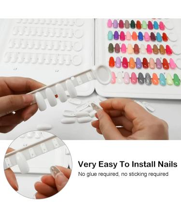 Nail Display Book C9: 120 Gel Nail Polish Samples | Nail Colour Swatch Board for Technicians - No Glue Required - Buy Online on GoSupps.com