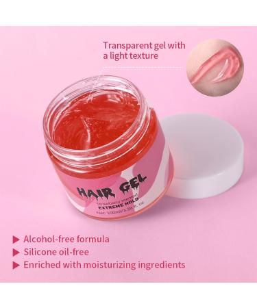 Lightweight hair gel with extreme hold alcohol-free 100 ml for any hairstyle suitable for various occasions - Buy Online on GoSupps.com