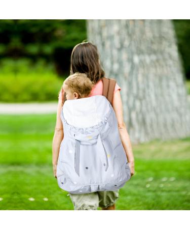 Orzbow Waterproof Baby Carrier Sun Cover with Sun Protection and Hood | Grey Rabbit Air Mesh Lining | Breathable & Windproof for Spring, Autumn, Summer - Buy Online on GoSupps.com