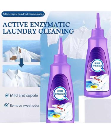 Active Enzyme Laundry Stain Remover - White Shirt Guardian 120ML Active Enzyme Stain Remover - Buy Online on GoSupps.com