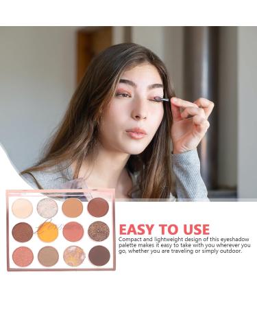 Balacoo Eyeshadow Palette - 12 Grids Earth Tones for Party & Night Club Makeup | International Shipping - Buy Online on GoSupps.com
