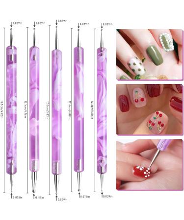 Kalolary 22pcs UV Gel Nail Art Brush Set - Nail Painting Tools for DIY Nail Art Designs - Buy Online on GoSupps.com