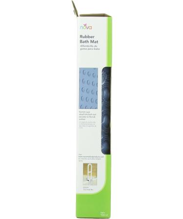 NOVA Medical Products Blue Rubber Bath Mat - Non-Slip Shower Mat for Safety and Comfort - Buy Online on GoSupps.com