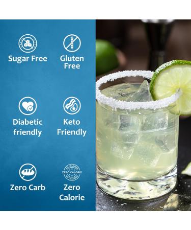 Syruvia Sugar Free Lime Margarita Syrup - Flavored Cocktail Mixer for Drinks Fresh Lime Drink Flavoring for Cocktails & Mocktails No Calorie Gluten Free Keto Friendly (25.4 fl oz) Sugar-Free Margarita - Buy Online on GoSupps.com