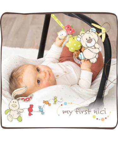 NICI 48512 Colorful Owl Stroller Chain - Rabbit & Owl with 5 Figures 40cm | International Shipping Available - Buy Online on GoSupps.com