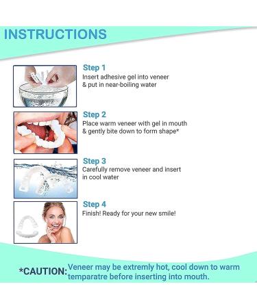 Giural 1 Temporary Veneer Prostheses | Cosmetic Fake Teeth Set for Dented Smiles Braces Covers & Repair Kit - Buy Online on GoSupps.com