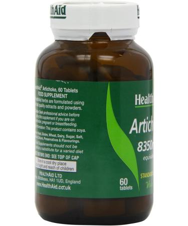HealthAid Artichoke 60 Tablets - Natural Support for Digestive Health - Buy Online on GoSupps.com