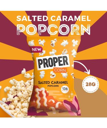 Proper Corn Pick N Mix - Choose From Packet with 3 Flavours - Sea Salted Sweet & Salty Salted Caramel Popcorn - Pack of 3 (Each of 1) 30 g (Pack of 3) - Buy Online on GoSupps.com