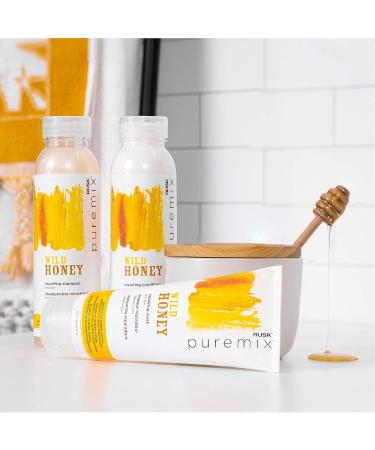 RUSK PUREMIX Wild Honey Repairing Shampoo | 12 Oz | Honey Infused Formula for Dry & Frizzy Hair - Buy Online on GoSupps.com