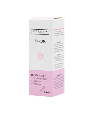 Yeauty Energy Elixir Serum - Triple Power Boost with Pink Grapefruit Hyaluronic Acid & Vitamin C for Youthful Skin - 30ml - Buy Online on GoSupps.com