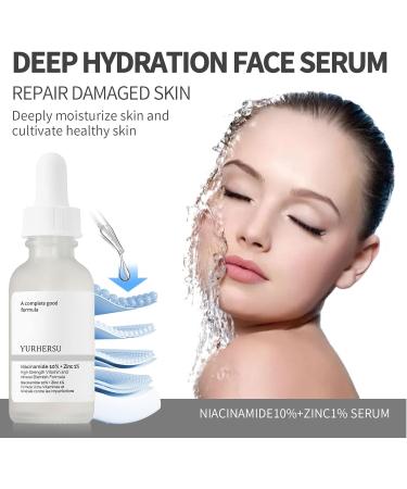 Face moisturizer Niacinamide10%+Zinc 1% Pore Reducer Face Serum Niacinamide Serum for Blemish-Prone High-Strength Vitamin to Control Excess Oil and Redness Tackles Blemishes Dull Skin - Buy Online on GoSupps.com