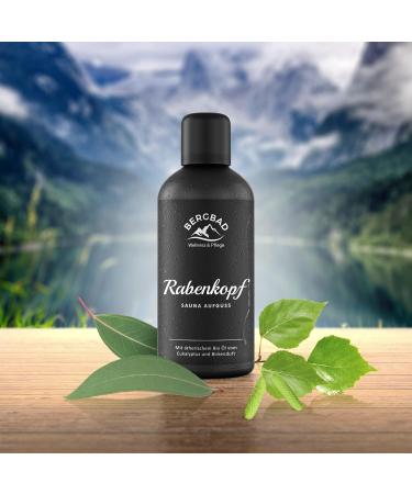 Buy BERGBAD ORGANIC Sauna Infusion - Birch & Eucalyptus 100ml | Natural Essential Oils for Relaxation | RABENKOPF - Buy Online on GoSupps.com