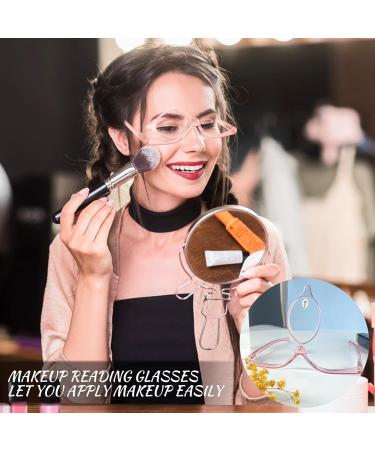 OCCI CHIARI Pink Eye Makeup Reading Glasses for Women | Magnifying Eyewear | Rotatable Cosmetic Eyeglasses 2.00 - International Shipping Available - Buy Online on GoSupps.com