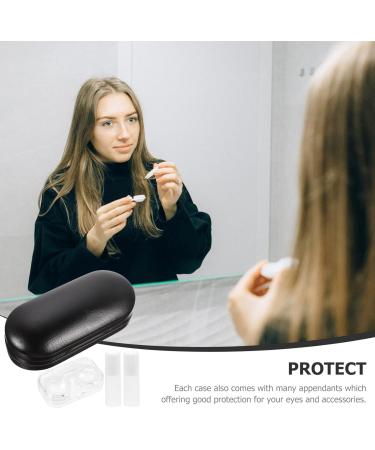 Buy Milists Double-Layer Glasses Case Set | Multi-Glasses Hard Case & Flocked Cloth Holder for Travel | International Shipping Available - Buy Online on GoSupps.com