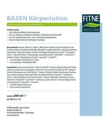 Fitne Base Body Lotion 200ml Almond Oil Apricot Kernel Oil Shea Butter Aloe Vera Extract | Balance Your Skin Naturally - Buy Online on GoSupps.com