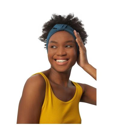 Sissycos Essential Headband - 2 Pack Women s Elastic Wide Hair Bands for Yoga Sports & Fitness - Pink & Prussian Blue - Buy Online on GoSupps.com