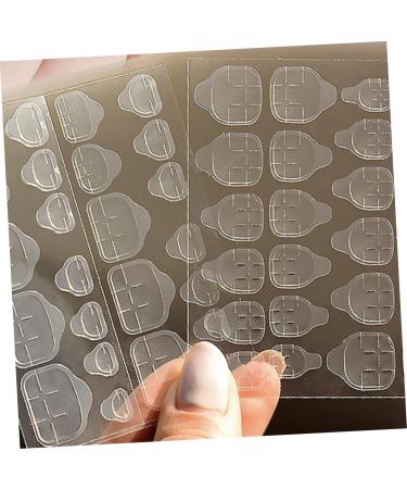 minkissy 20 Sheets Rubber nails double sided tape nail sticky tabs high viscosity jelly glue invisible tabs nail detachable Nail piece sticker wearable nail stickers for nail - Buy Online on GoSupps.com