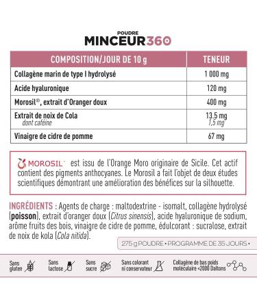 EAFIT 360 SLIMMING POWDER | Morosil Collagen & Hyaluronic Acid | Fat Burning | Weight Loss | Skin Firmness & Elasticity | Skin Hydration | Sugar-Free Red Fruits | 35 Days - Buy Online on GoSupps.com