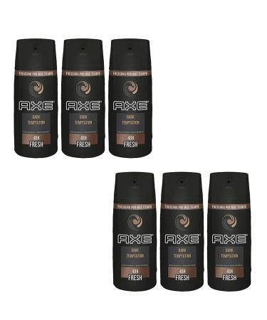 AXE Dark Temptation Men's Body Spray Deodorant 4 Oz (Pack of 6) - Buy Online on GoSupps.com