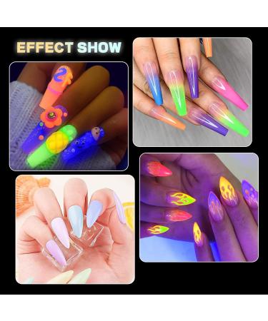 U-Shinein Builder Gel for Nails Neon Colors Gel Luminous Nail Extension Gel Not Stick Hand UV Gel 3D Nail Jewelry Sculpture Gel Halloween Nail Art Poly Gel Nail Gel for Festival 04 Red - Buy Online on GoSupps.com