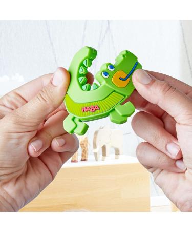 HABA Crocodile Silicone Teething and Grasping Baby Toy - Soothing Relief for Teething Babies - Buy Online on GoSupps.com