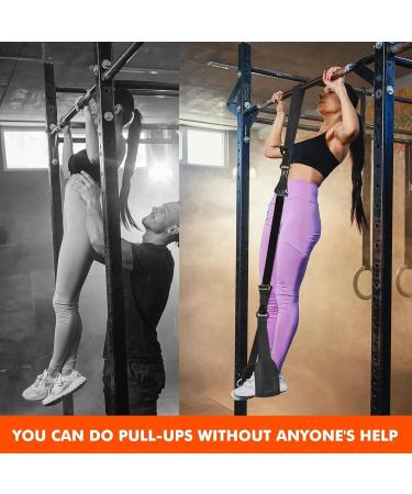 Pull up Assistance Bands | Multifunctional 210 Pounds Assistance Bands | High Intensity Strength Training Tool Workout Equipment for Home Gym Black - Buy Online on GoSupps.com