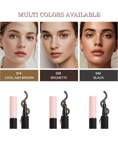 Boobeen Crayon sourcils imperm able crayon sourcils pour microblading crayon sourcils liquide longue dur e pais et lisse pour des sourcils naturels comme des cheveux 1 unit (Lot de 1) NOIR - Buy Online on GoSupps.com