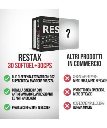 RESTAX 30CPS+30CPS SOFTGEL - Buy Online on GoSupps.com