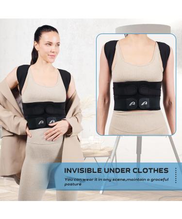 Back Brace Posture Corrector for Women & Men | Lumbar Support & Pain Relief - Size L - Buy Online on GoSupps.com