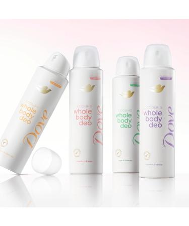 Dove Whole Body Deodorant Cooling Spray Raspberry & Rose Aluminum Free 4oz - Buy Online on GoSupps.com