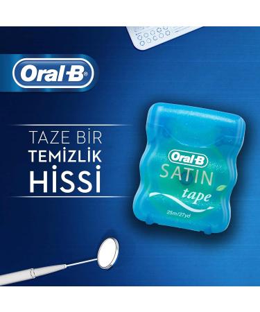 Oral-B Satin Tape for Effective Tooth Cleaning - Pack of 2 (50m Total) - International Shipping Available - Buy Online on GoSupps.com