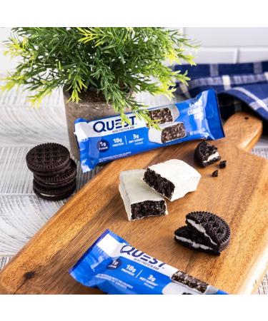 Quest Hero Protein Bars Chocolate Caramel Pecan and Cookies & Cream 15g and 18g Protein 1g Sugar 12 Count - Buy Online on GoSupps.com