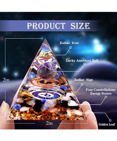 Vuuuuv Horoscope Orgon Pyramid & Bull Medicinal Crystal Gift Set Zodiac Stones for Healing & Spiritual Growth - Buy Online on GoSupps.com
