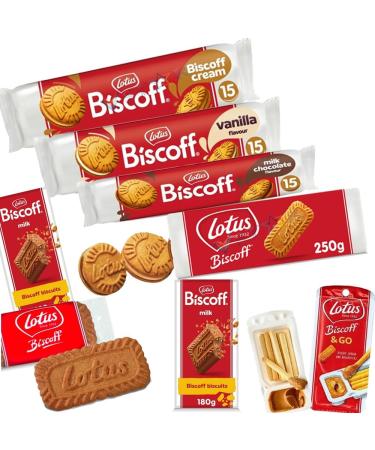5 x Random Mixed Biscoff Variety Pack - Buy Online on GoSupps.com